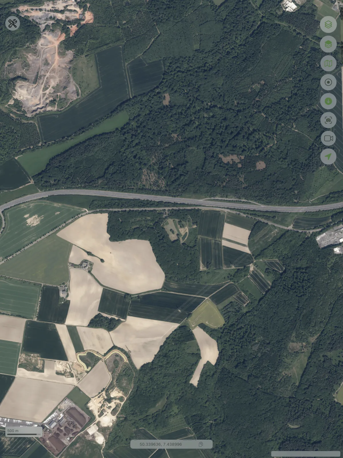Luftbild am Goloring