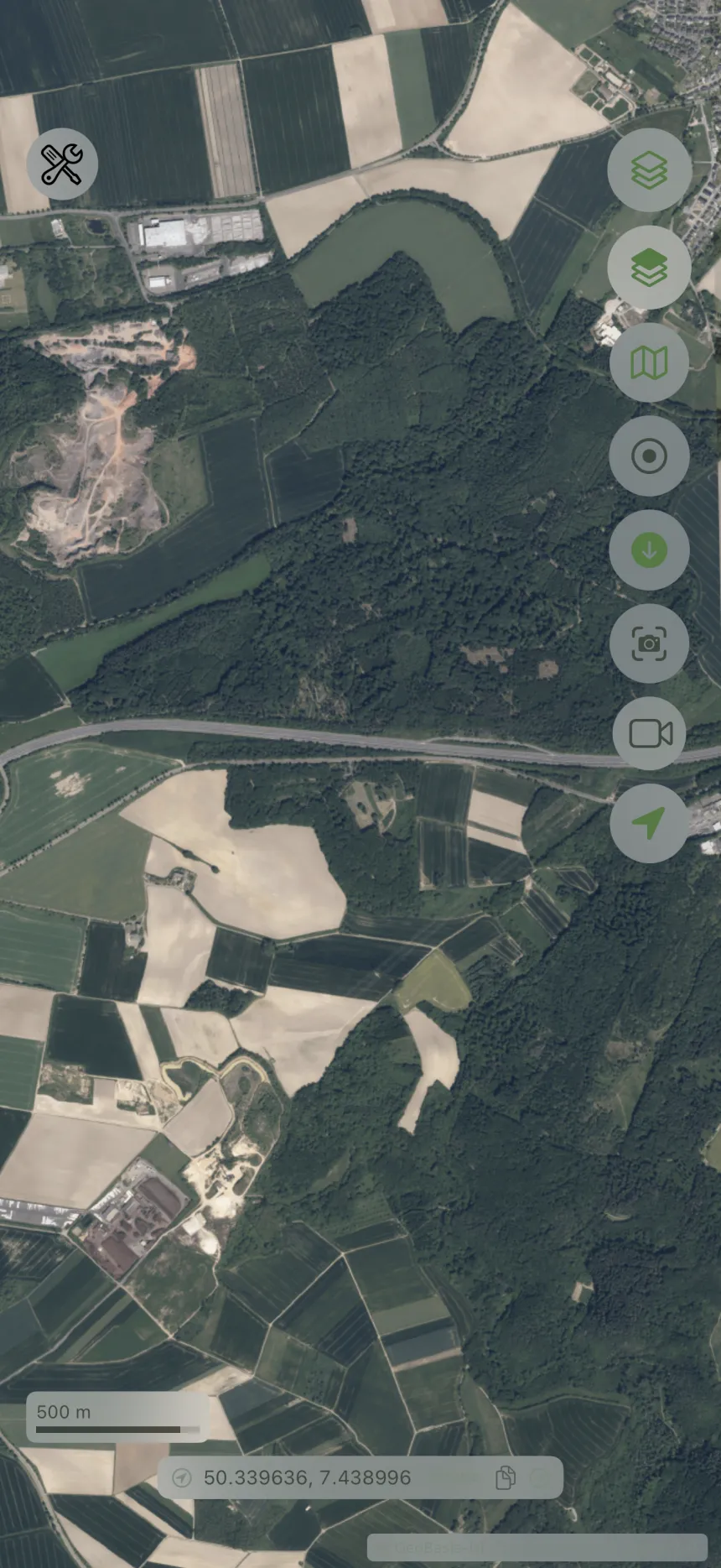 Luftbild in weltland